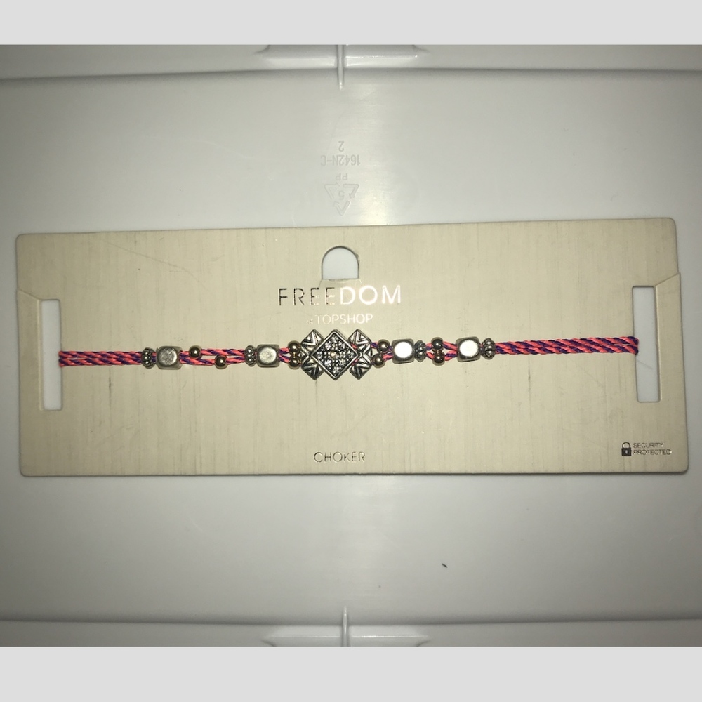 Pink Cord Freedom Collection Choker